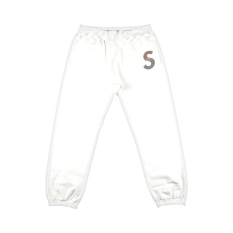 Supreme x Swarovski S Logo Sweatpant White