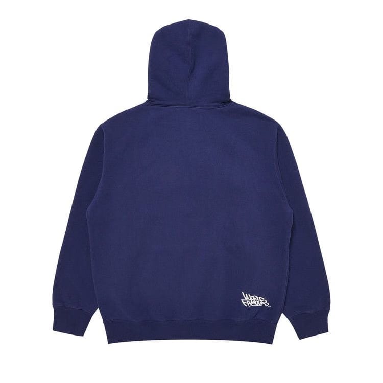Supreme Handstyle Hoodie Washed Navy