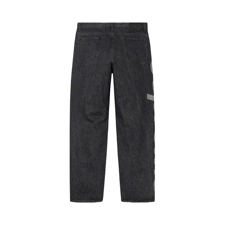 Supreme Inset Logo Jean Black
