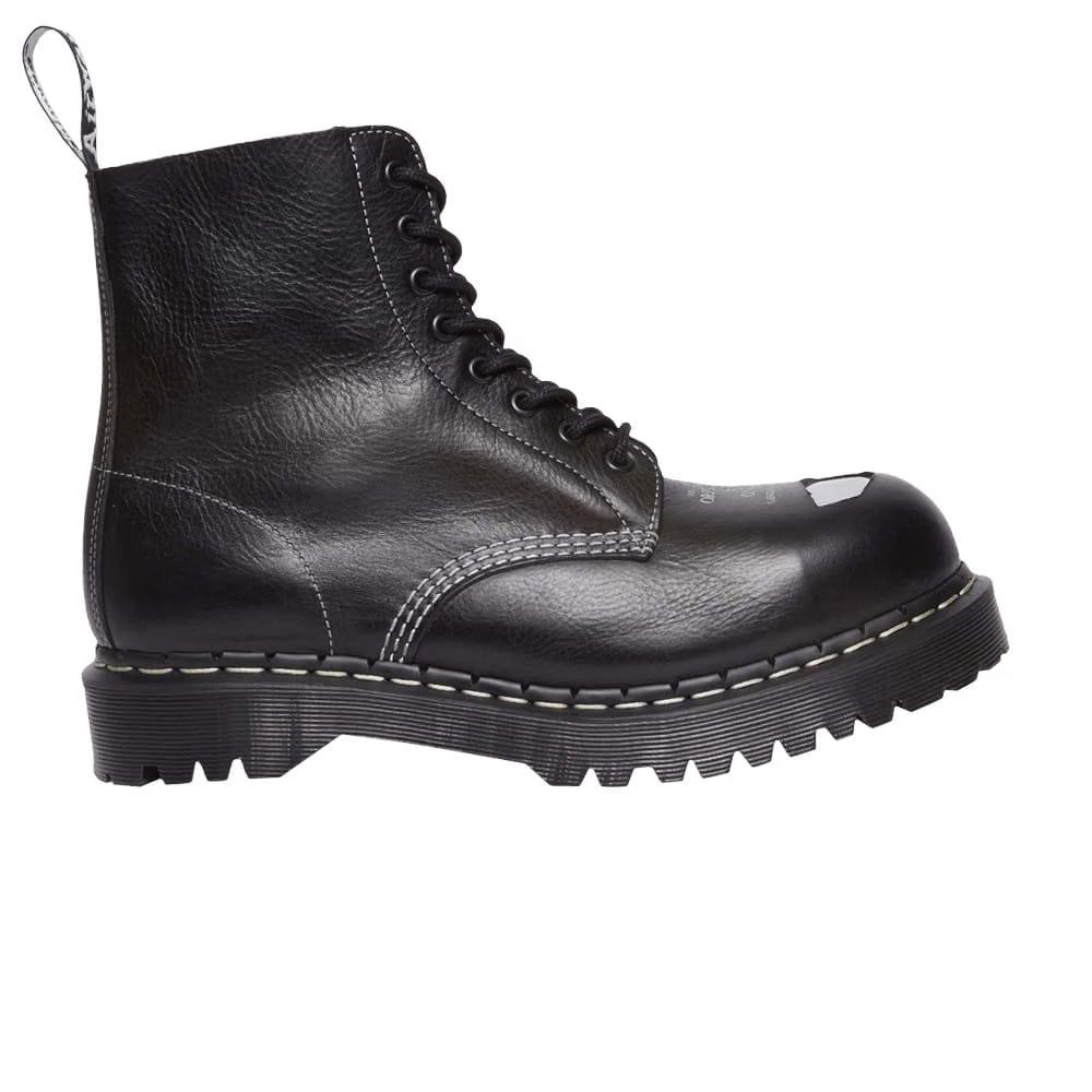 Dr. Martens Wmns 1460 Pascal Bex Exposed Steel Toe Lace Up Boot 'Black Overdrive'