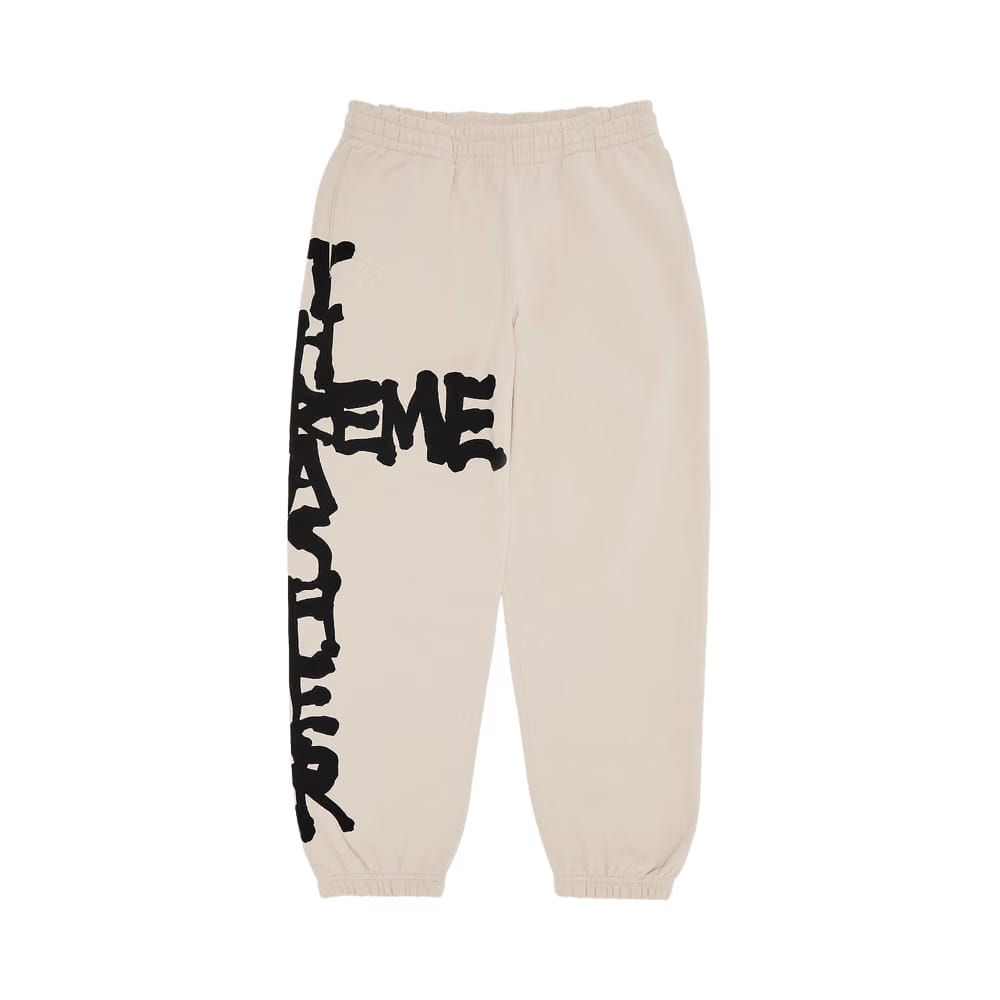 Supreme x Thrasher Sweatpant Stone