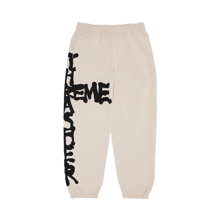 Supreme x Thrasher Sweatpant Stone