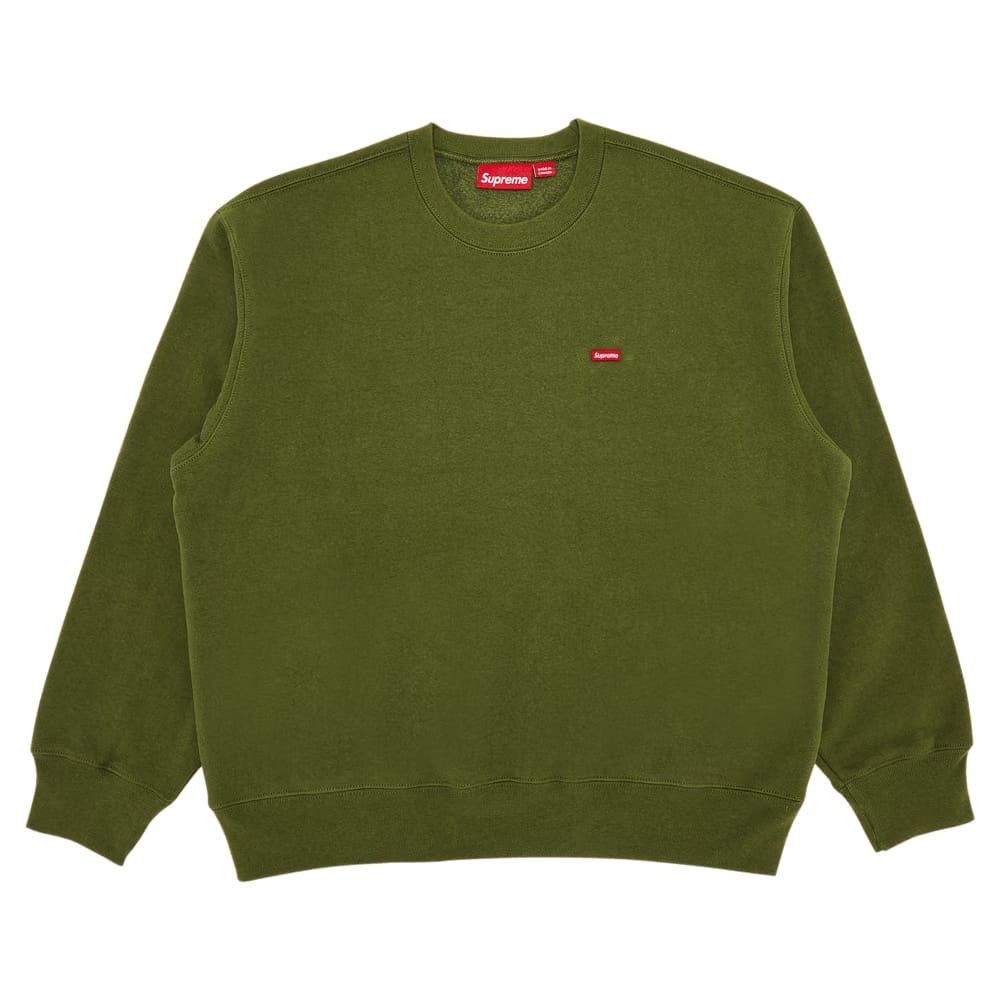 Supreme Small Box Crewneck Olive