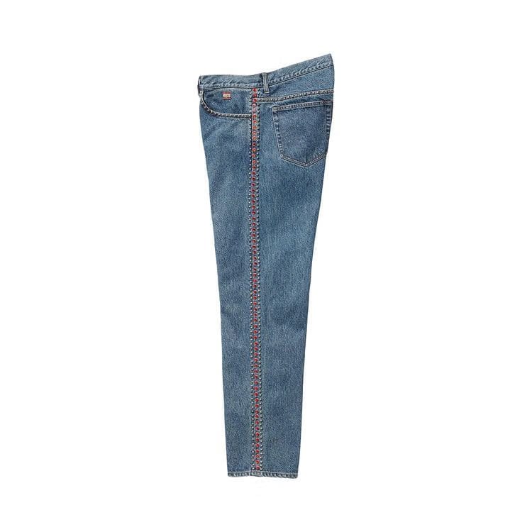 Supreme x B.B. Simon Studded Regular Jean Blue