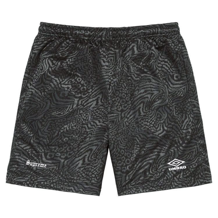 Supreme x Umbro Jacquard Animal Print Soccer Shorts Black