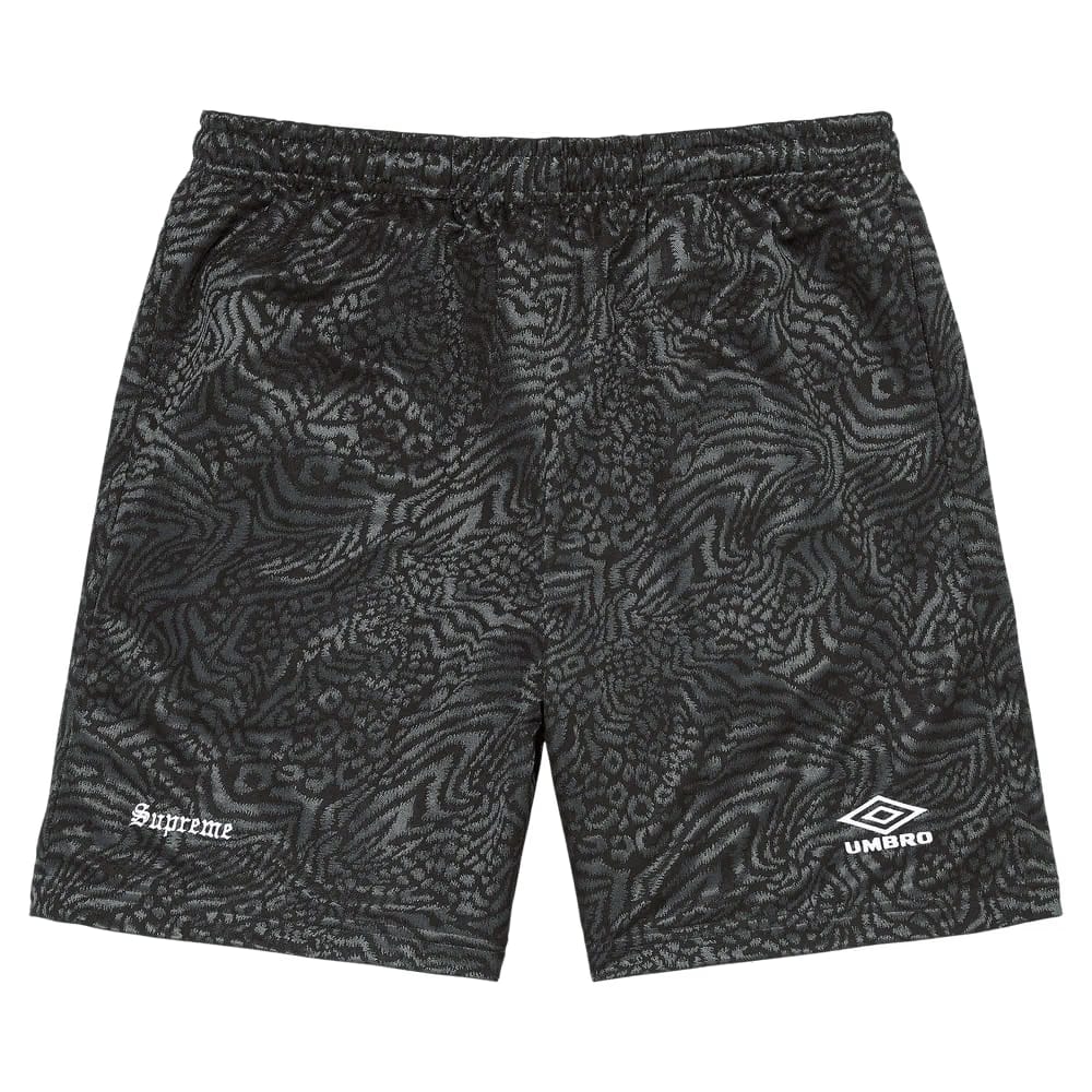 Supreme x Umbro Jacquard Animal Print Soccer Shorts Black