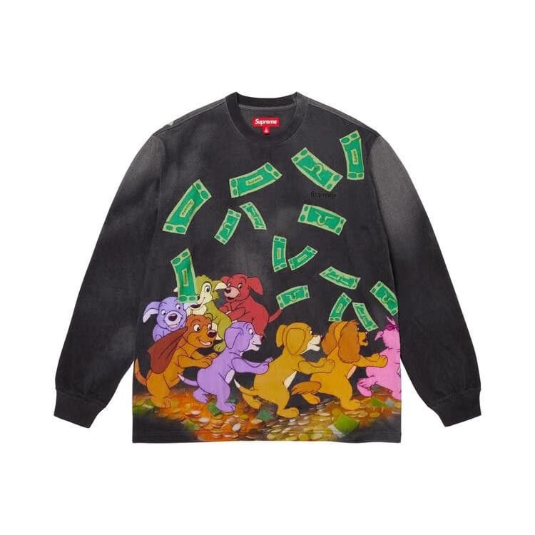 Supreme All Dogs Go To Heaven Long-Sleeve Top Night