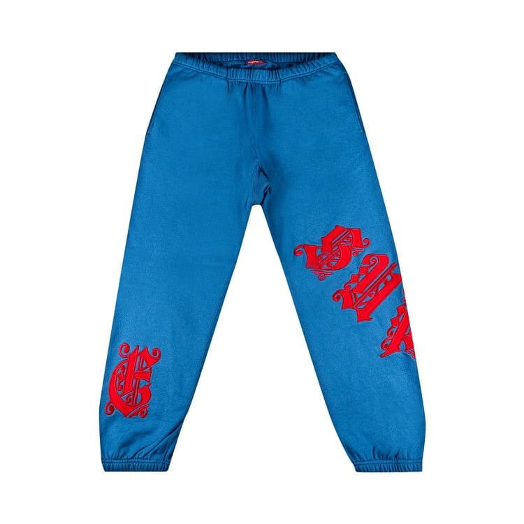 Supreme Old English Wrap Sweatpant Pale Royal
