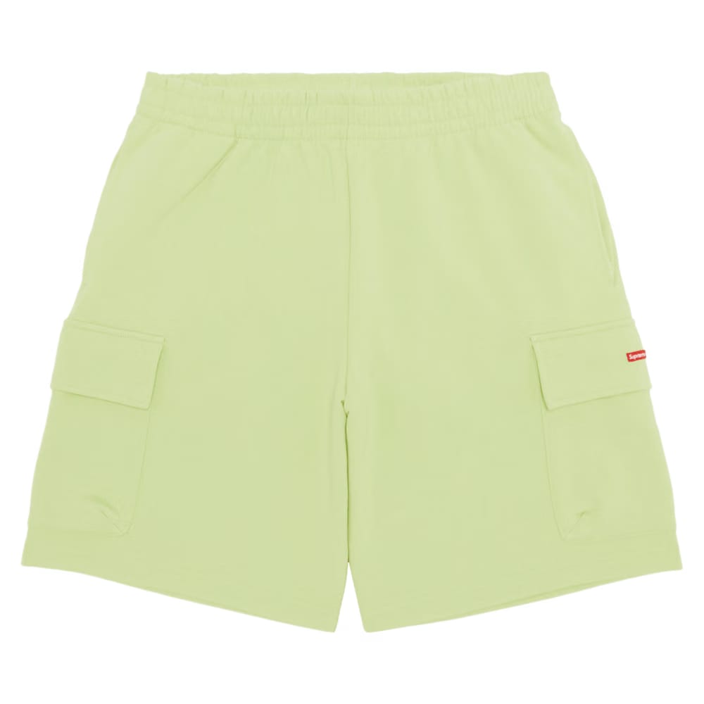 Supreme Small Box Baggy Cargo Sweatshort Lime