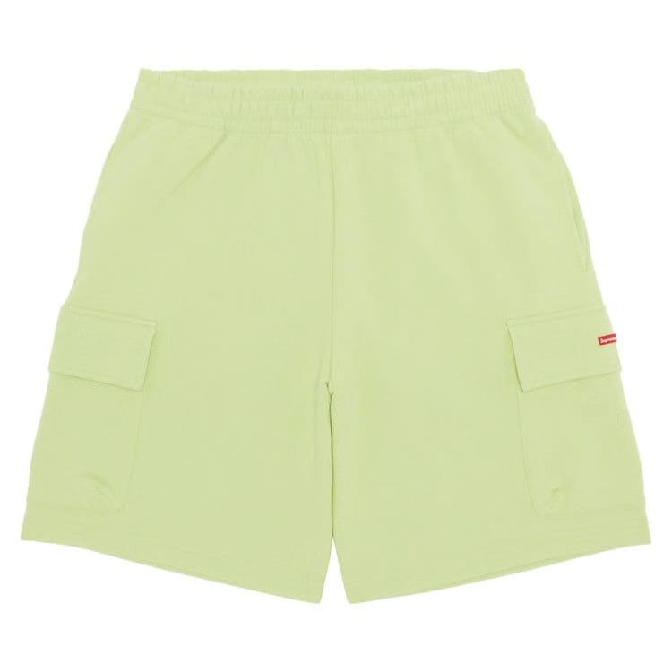 Supreme Small Box Baggy Cargo Sweatshort Lime