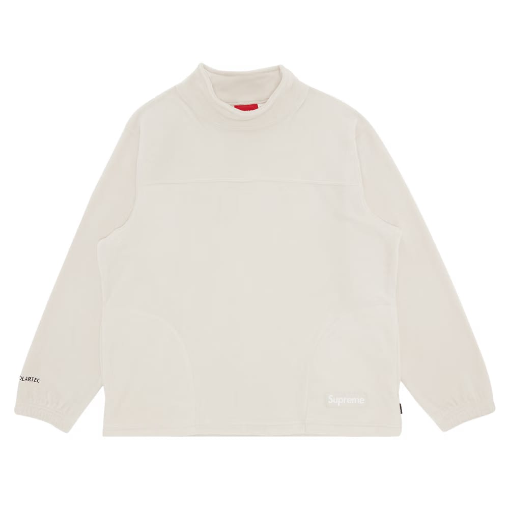 Supreme x Polartec Mock Neck Pullover Stone