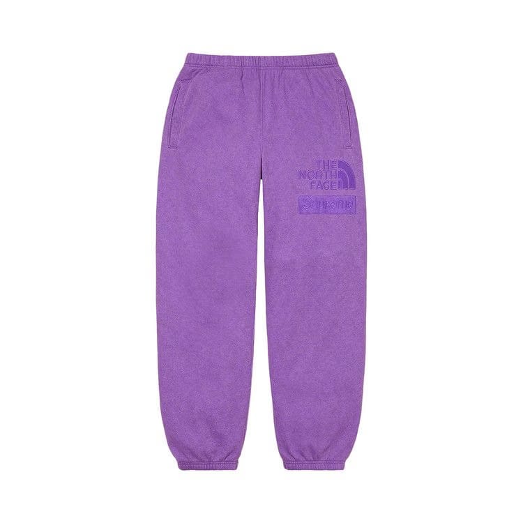 Supreme x The North Face Pigment Printed Sweatpant Purple
