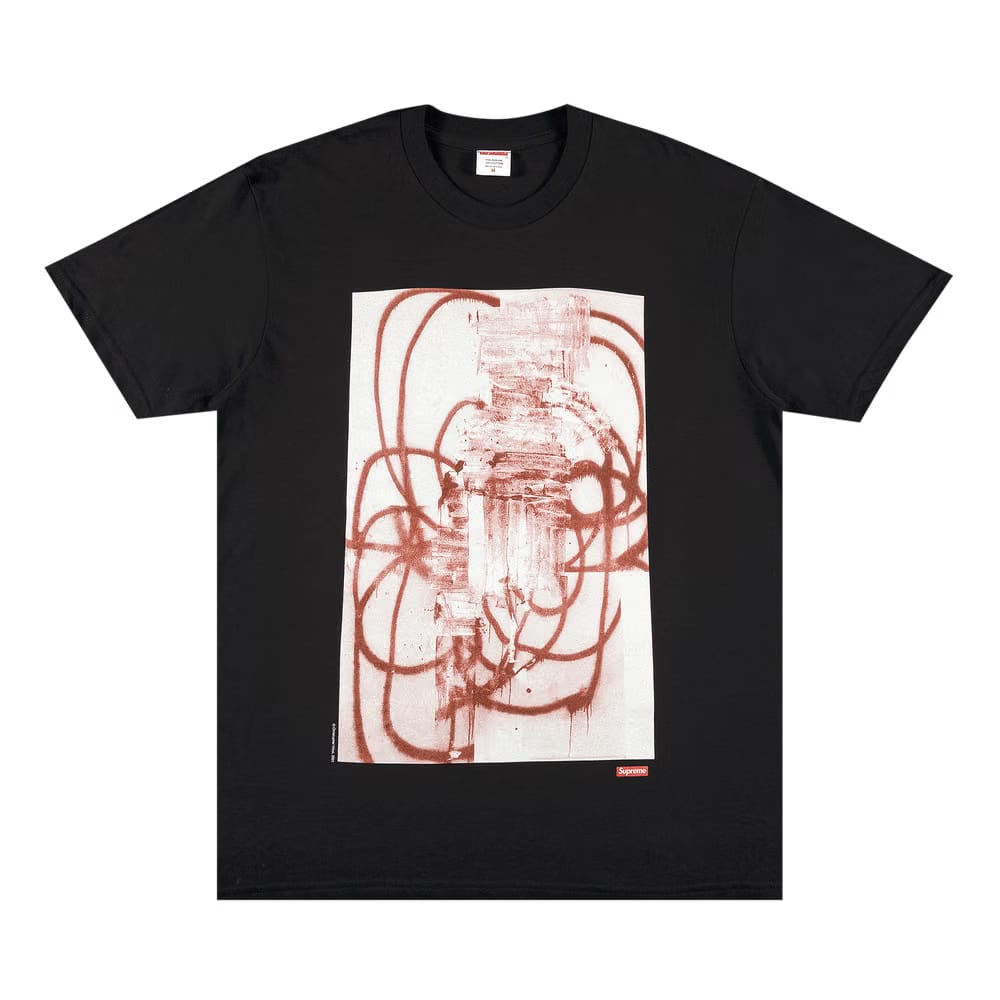 Supreme x Christopher Wool 2001 T-Shirt Black