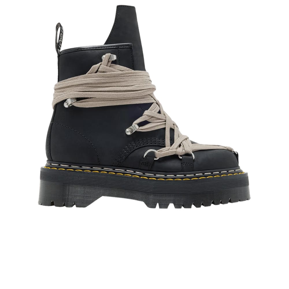 Dr. Martens x Rick Owens Wmns DRKSHDW 1460 Quad Sole Megalace Boot 'Black'