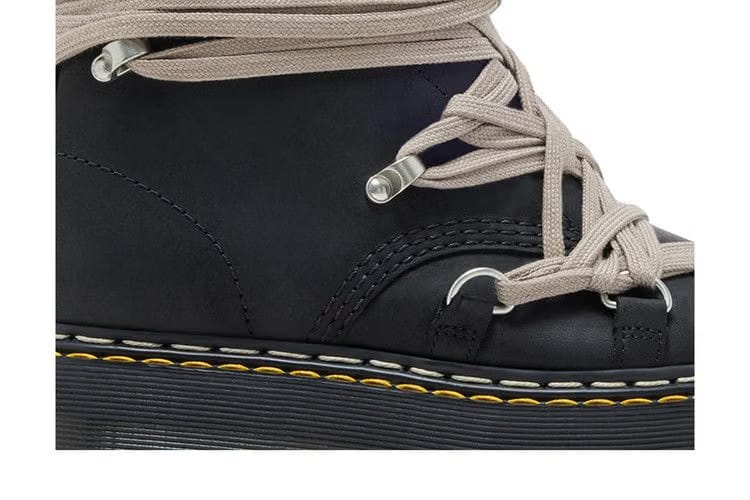 Dr. Martens x Rick Owens Wmns DRKSHDW 1460 Quad Sole Megalace Boot 'Black'