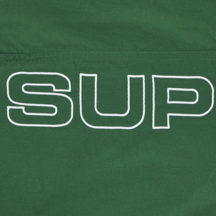 Supreme Spellout Embroidered Track Pant Dark Green