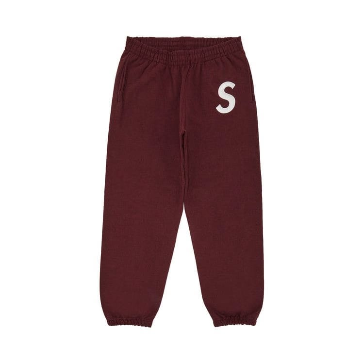 Supreme S Logo Sweatpant Maroon