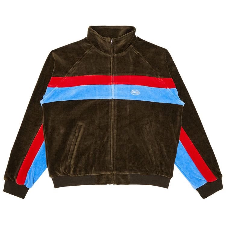 Supreme x Martine Rose Velour Track Jacket Brown