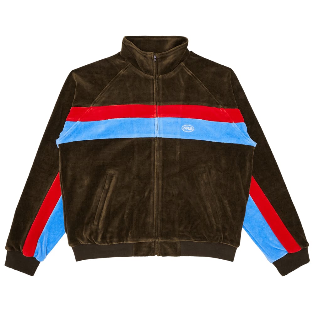 Supreme x Martine Rose Velour Track Jacket Brown