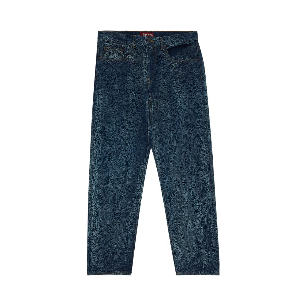 Supreme Crackle Regular Jean Blue
