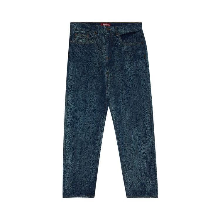 Supreme Crackle Regular Jean Blue