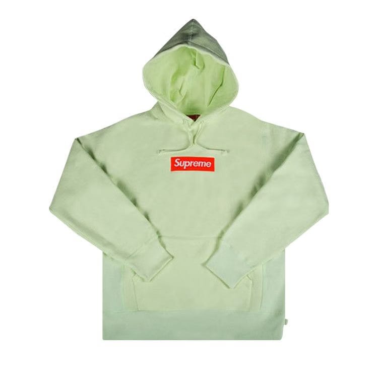 Supreme Box Logo Hoodie Pale Lime