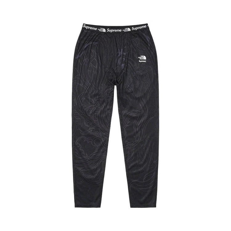 Supreme x The North Face Base Layer Pant Black Dragon