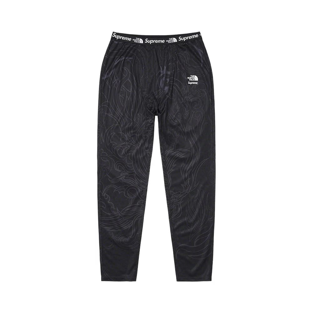 Supreme x The North Face Base Layer Pant Black Dragon
