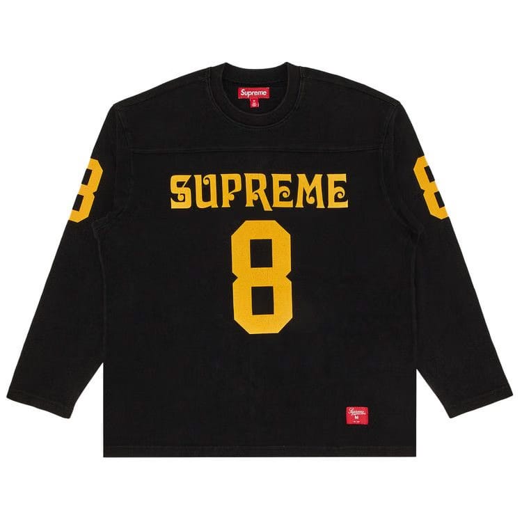 Supreme Affiliated Long-Sleeve Football Top Black