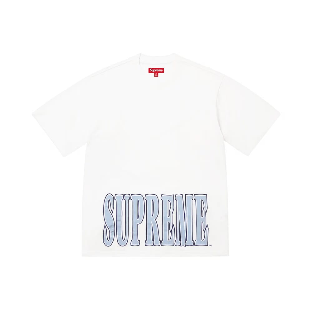 Supreme Cracked Stretch Shorts-Sleeve Top White