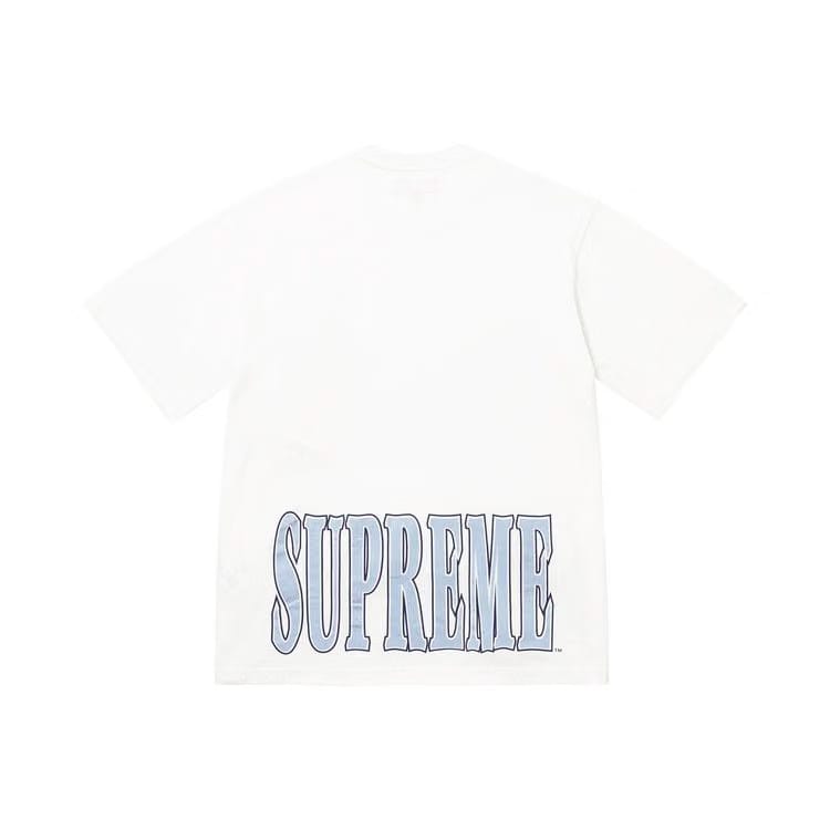 Supreme Cracked Stretch Shorts-Sleeve Top White