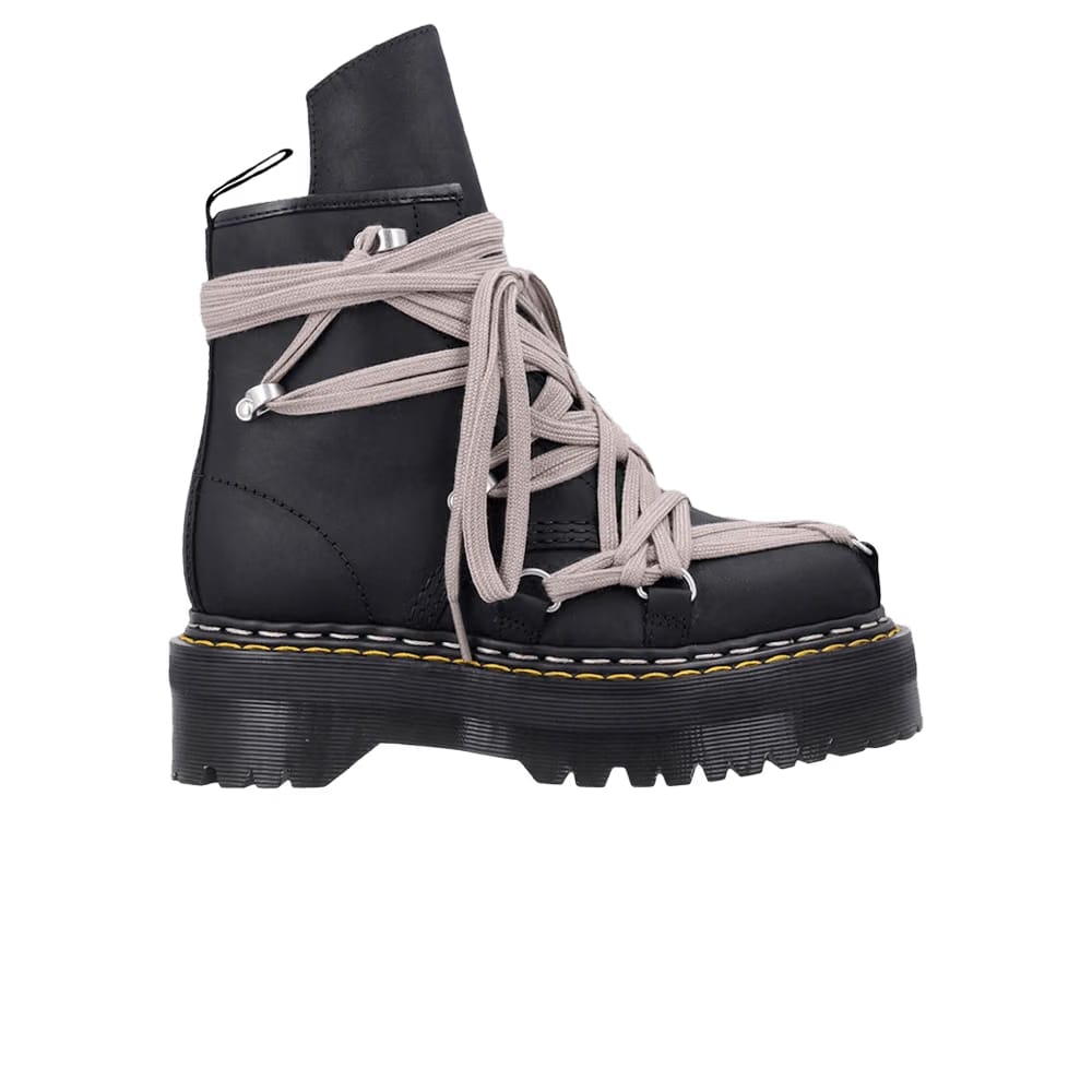 Dr. Martens x Rick Owens DRKSHDW 1460 Quad Sole Megalace Boot Black