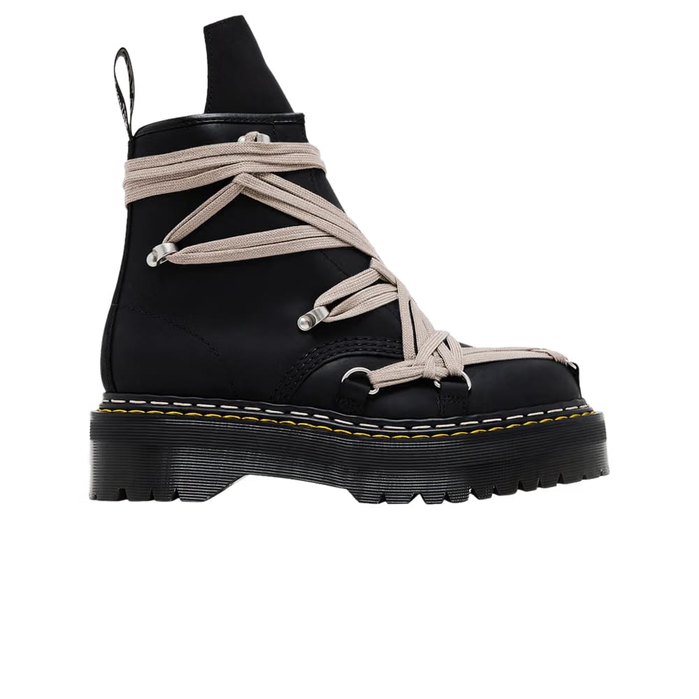 Dr. Martens x Rick Owens DRKSHDW 1460 Quad Sole Megalace Boot Black