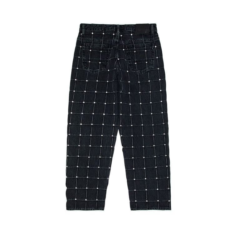Supreme Studded Seam Loose Fit Jean Black