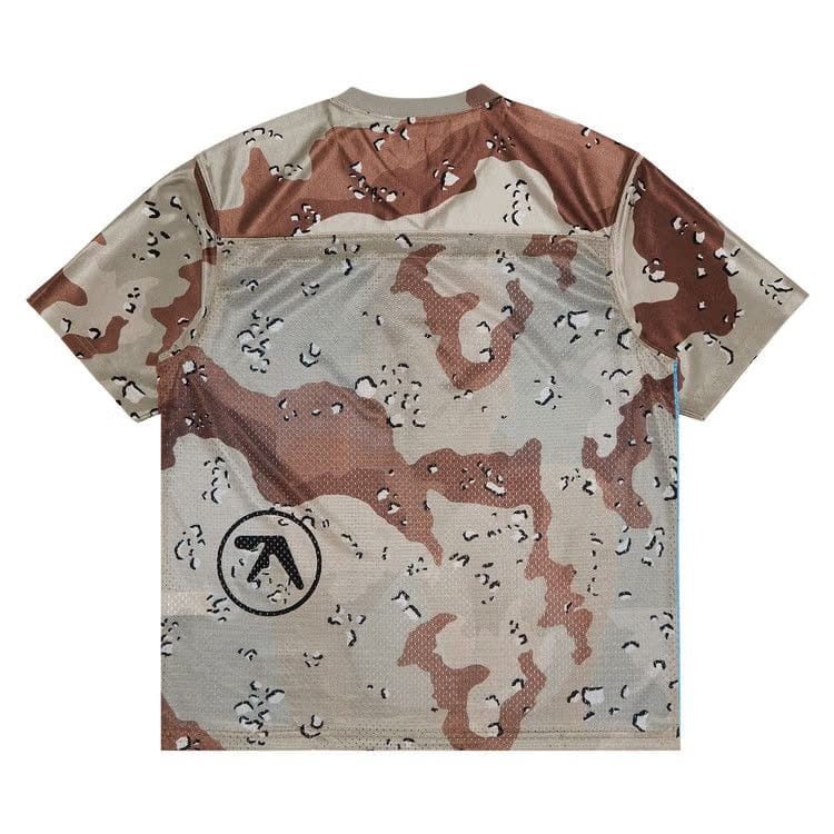 Supreme x Aphex Twin Football Jersey Chocolate Chip Camo