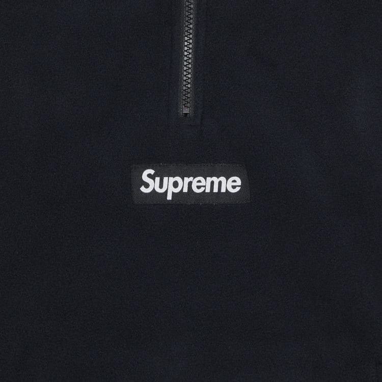 Supreme Polartec Facemask Half Zip Hoodie Black