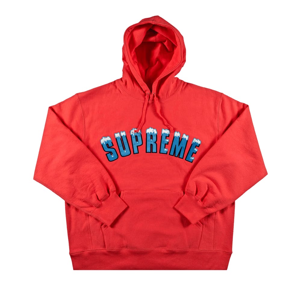 Supreme Icy Arc Hoodie Bright Coral