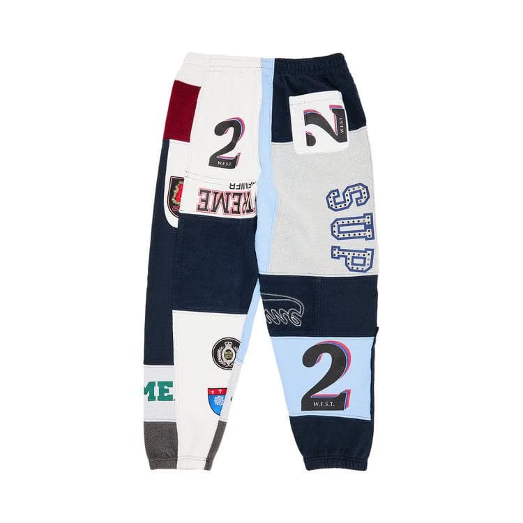 Supreme Patchwork Sweatpant Navy