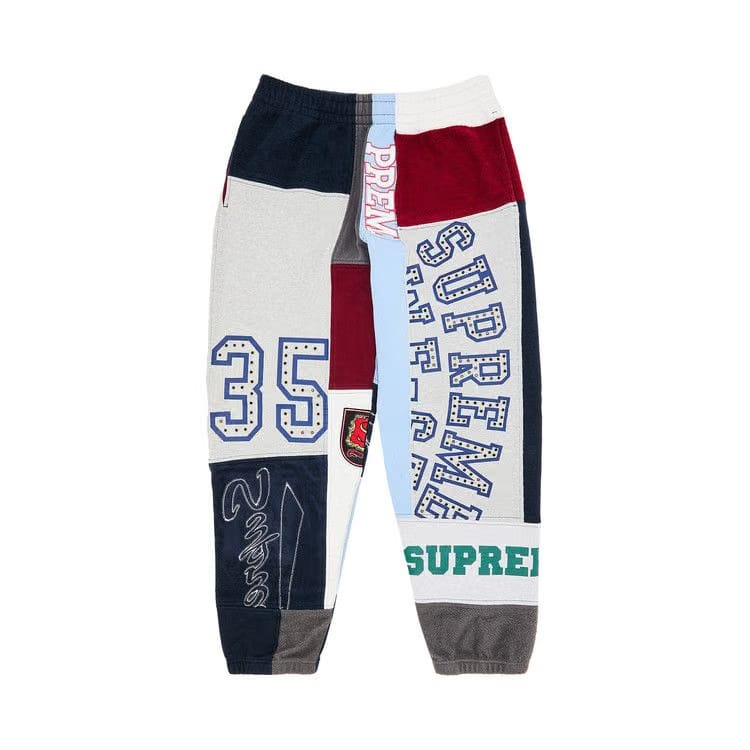 Supreme Patchwork Sweatpant Navy