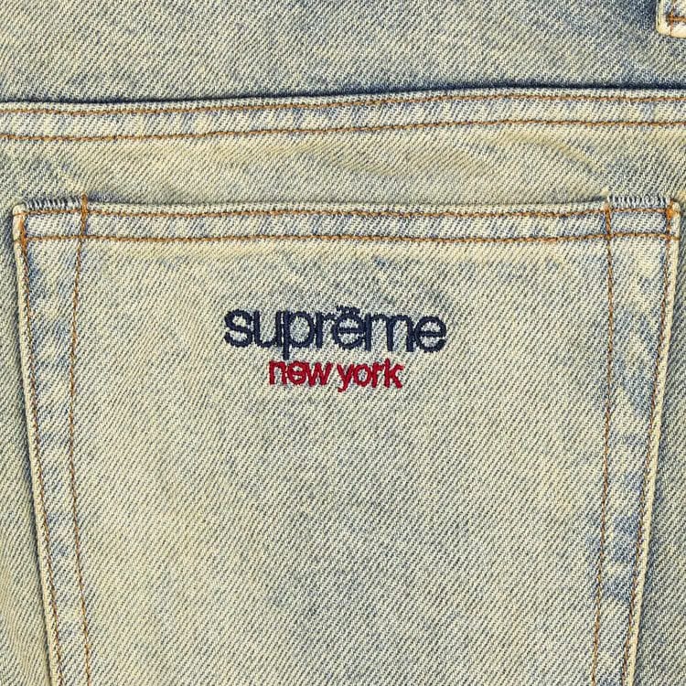 Supreme Baggy Jean Dirty Indigo