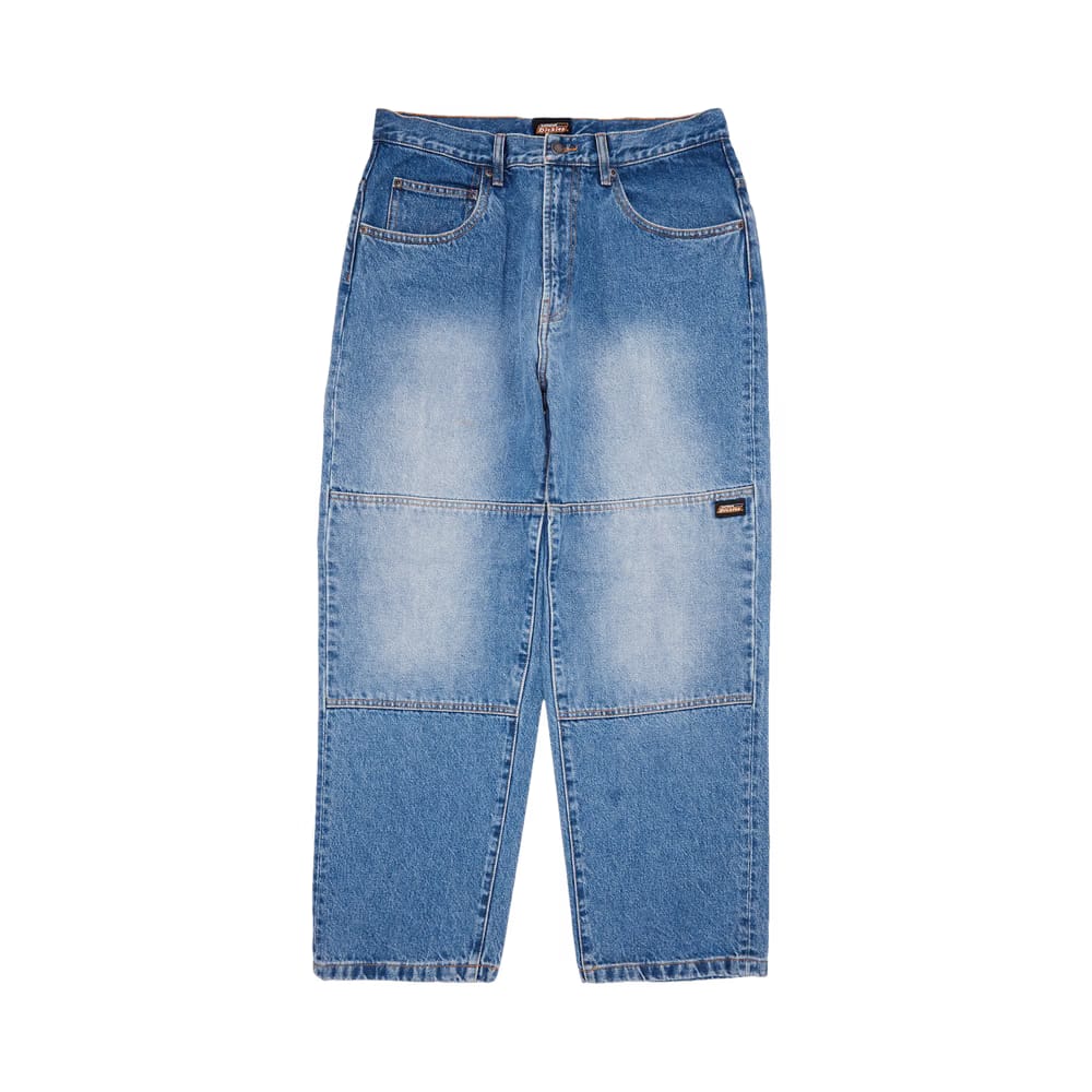 Supreme x Dickies Double Knee Baggy Jean Washed Indigo