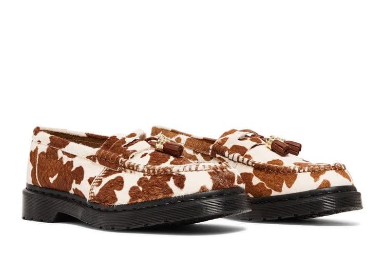 Supreme x Dr. Martens Penton Tassel Loafer Cow Print