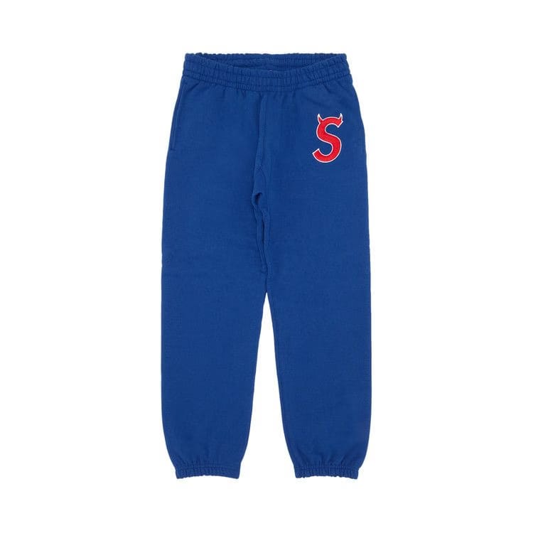 Supreme S Logo Sweatpant Blue