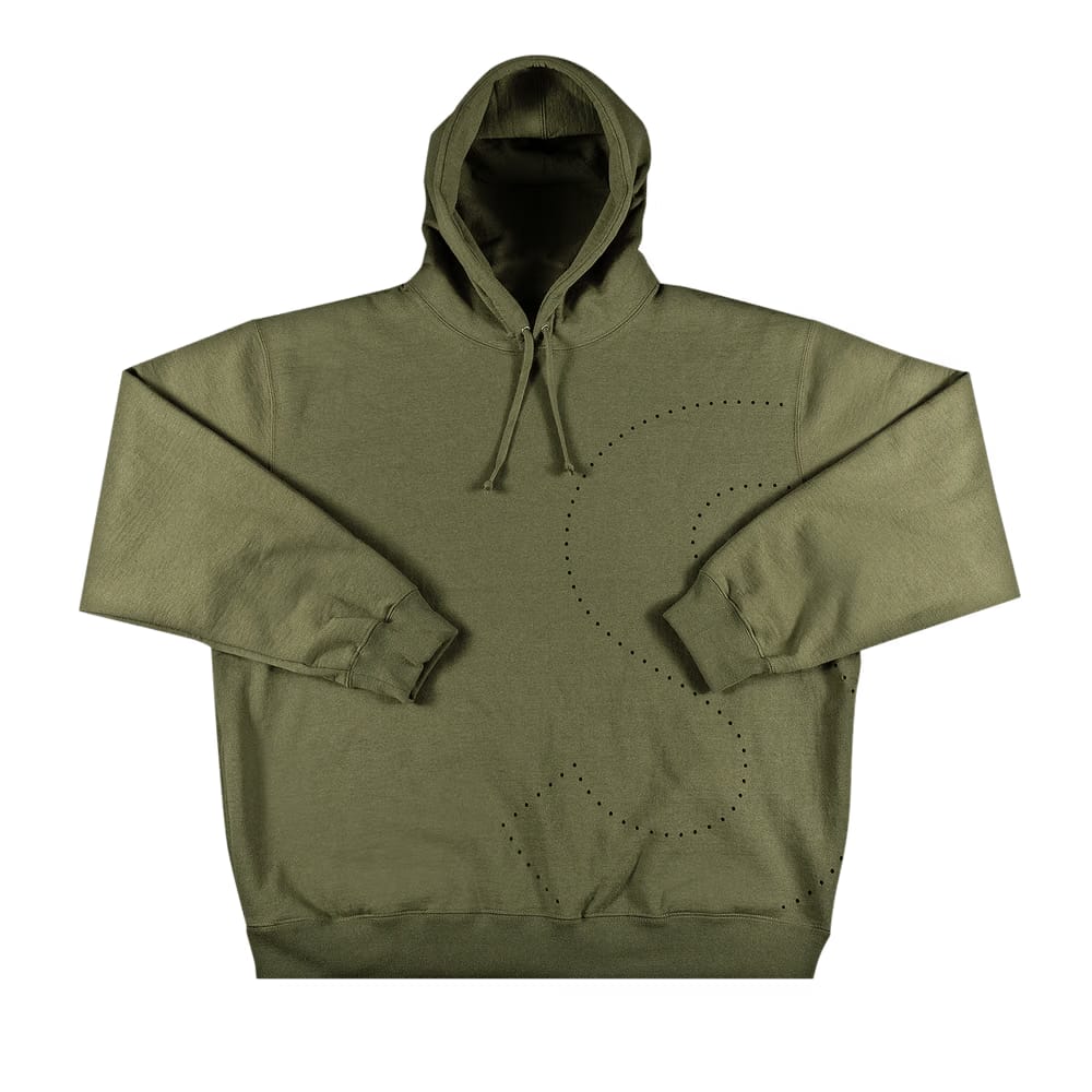 Supreme Laser Cut S Logo Hoodie Light Olive