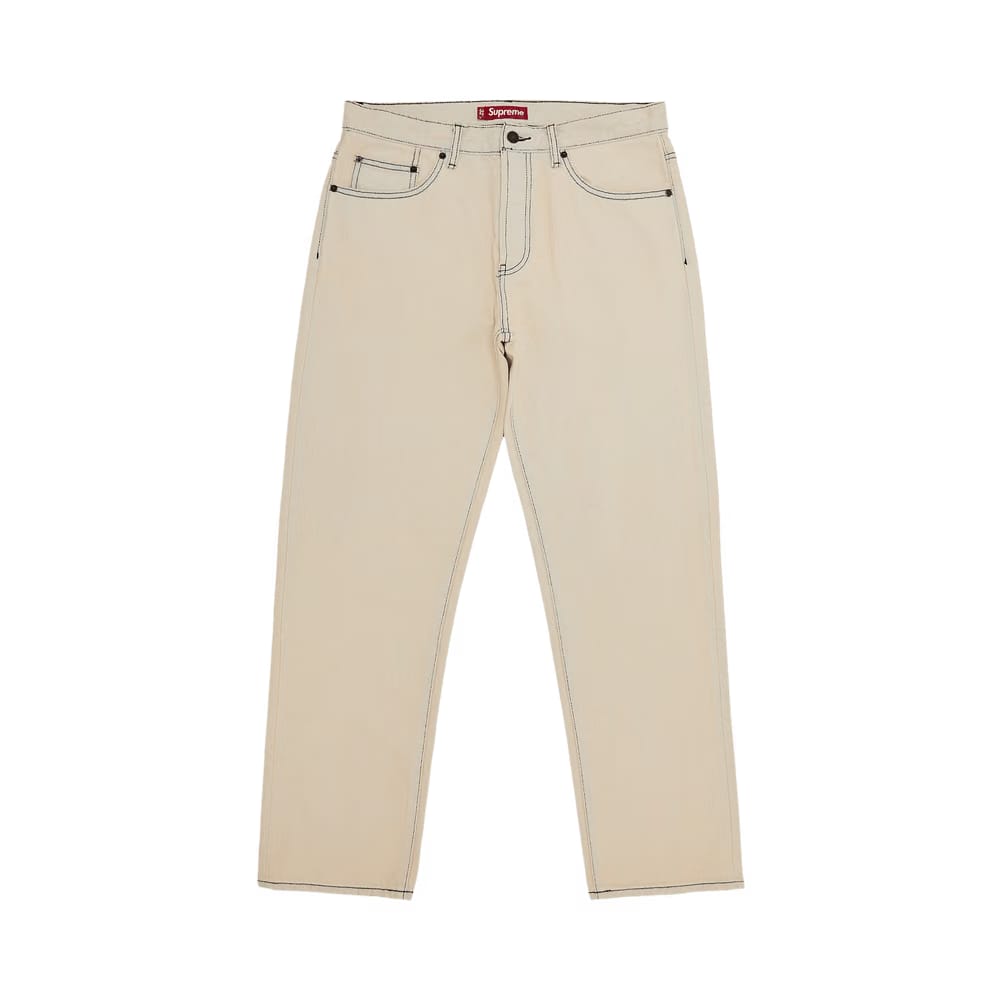 Supreme Regular Jean Bleached