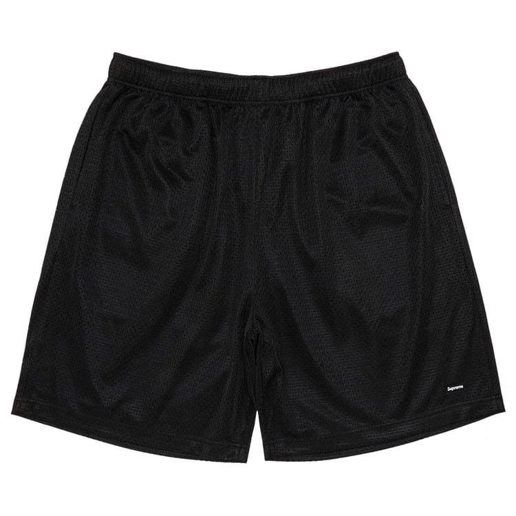 Supreme Small Box Baggy Mesh Shorts Black