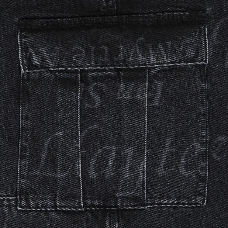 Supreme x Martine Rose Denim Cargo Pant Washed Black