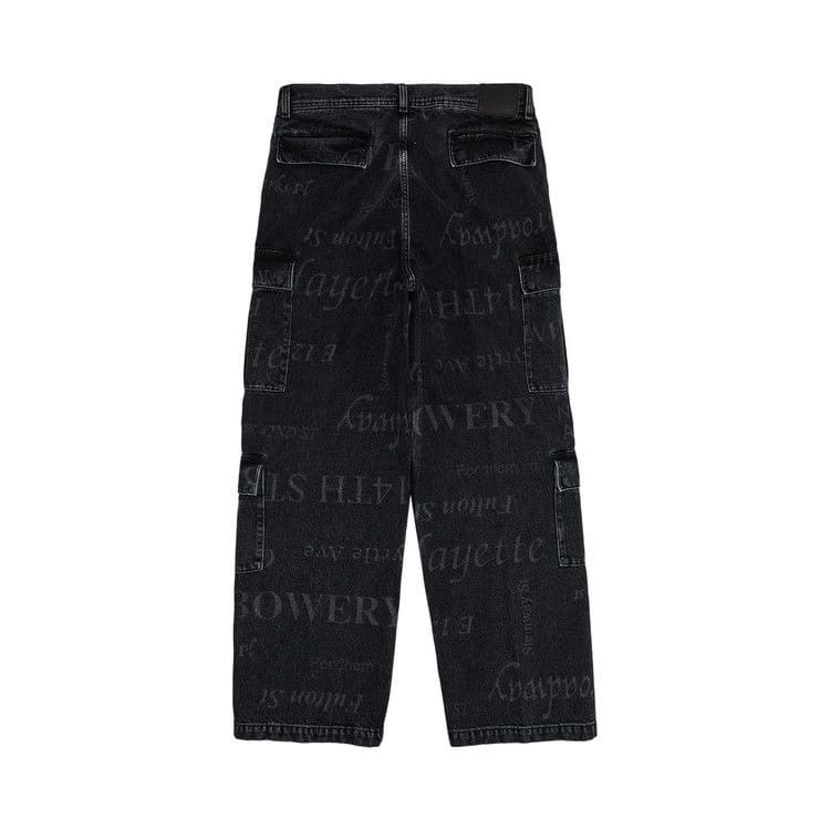 Supreme x Martine Rose Denim Cargo Pant Washed Black
