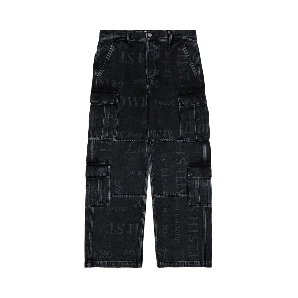 Supreme x Martine Rose Denim Cargo Pant Washed Black