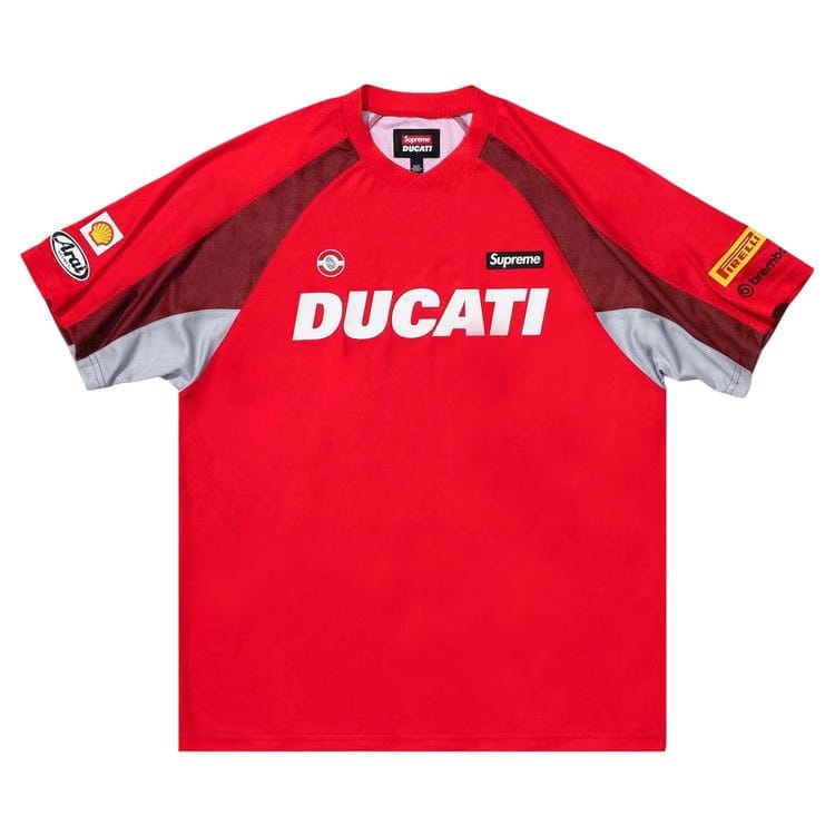 Supreme x Ducati Soccer Jersey Red